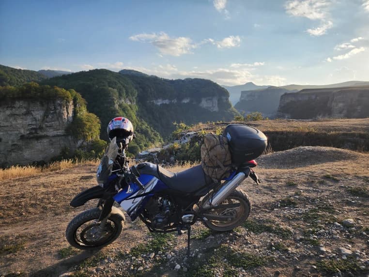 Мотоцикл GTmoto на маршруте